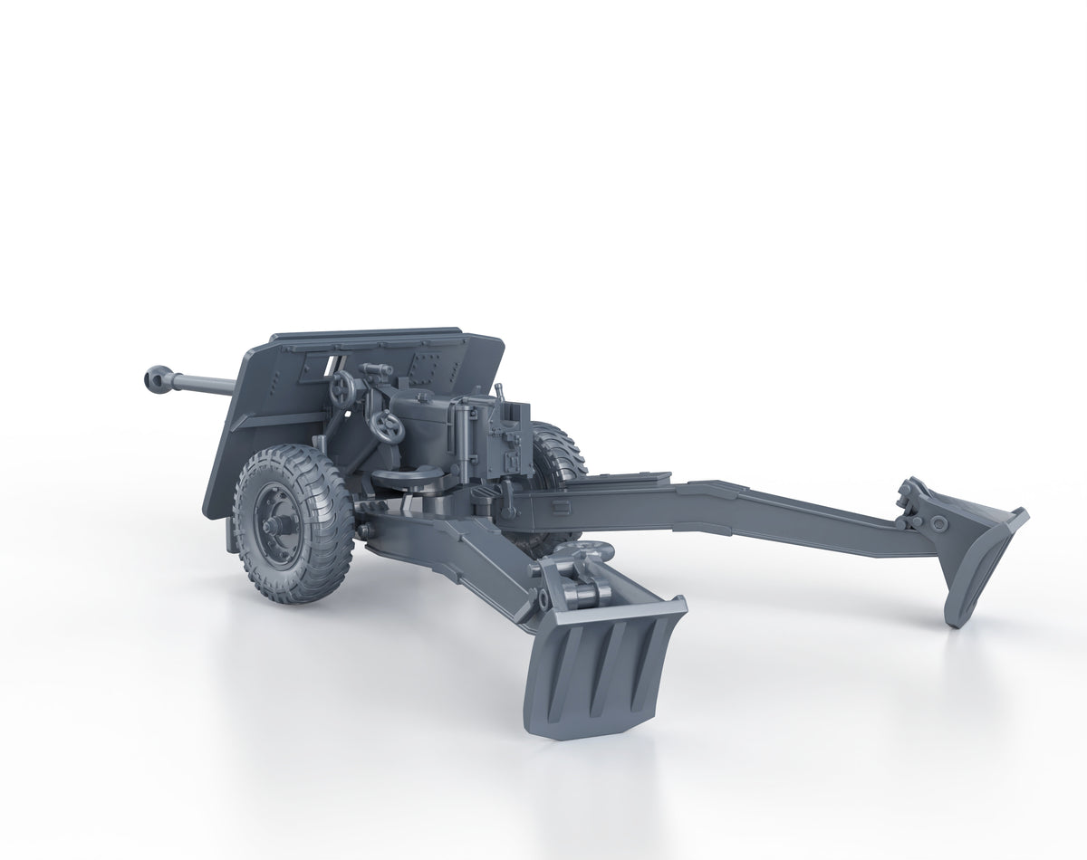 QF 17 Pounder AT (firing)