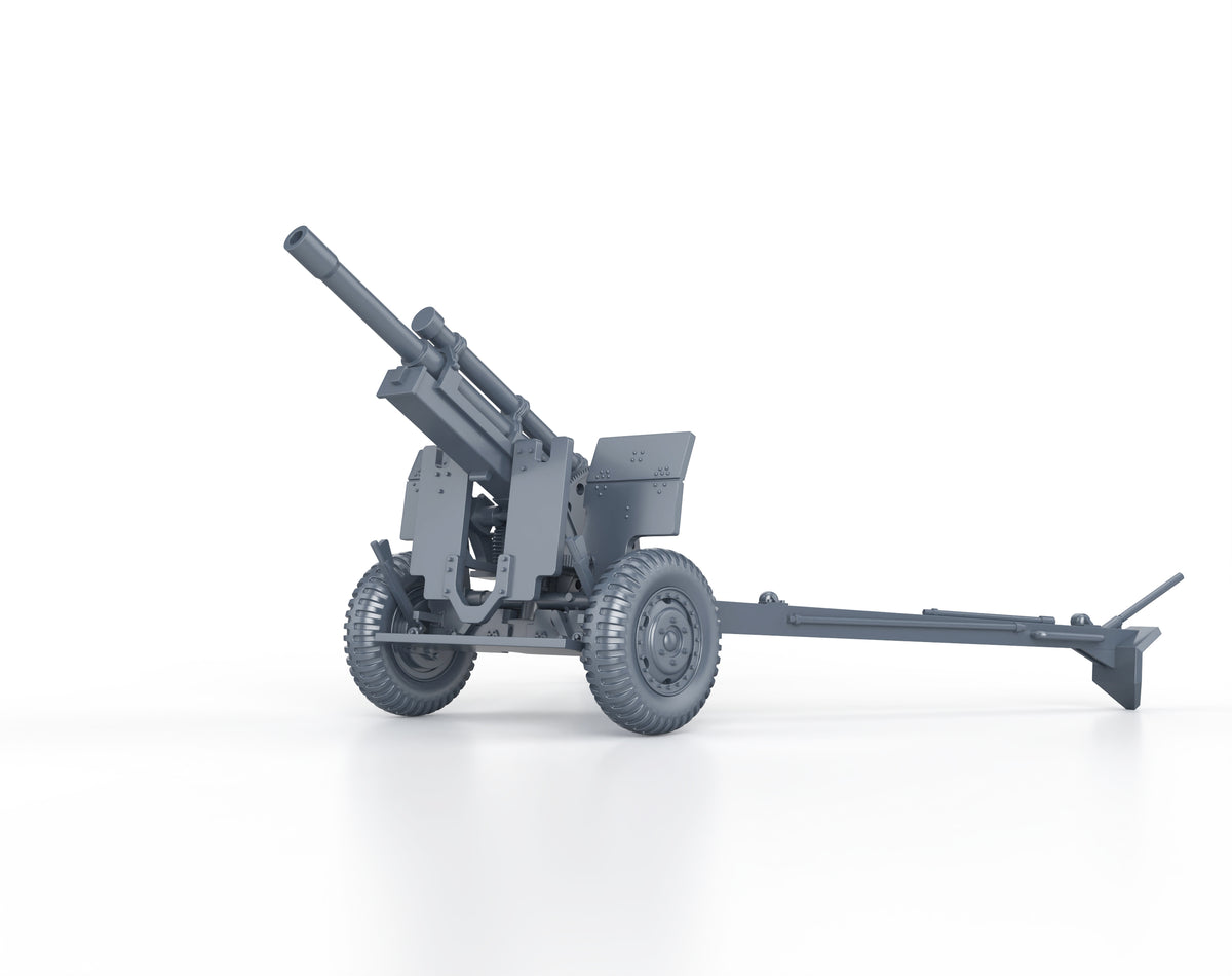 M-101 (M2A1) 105mm howitzer (firing)