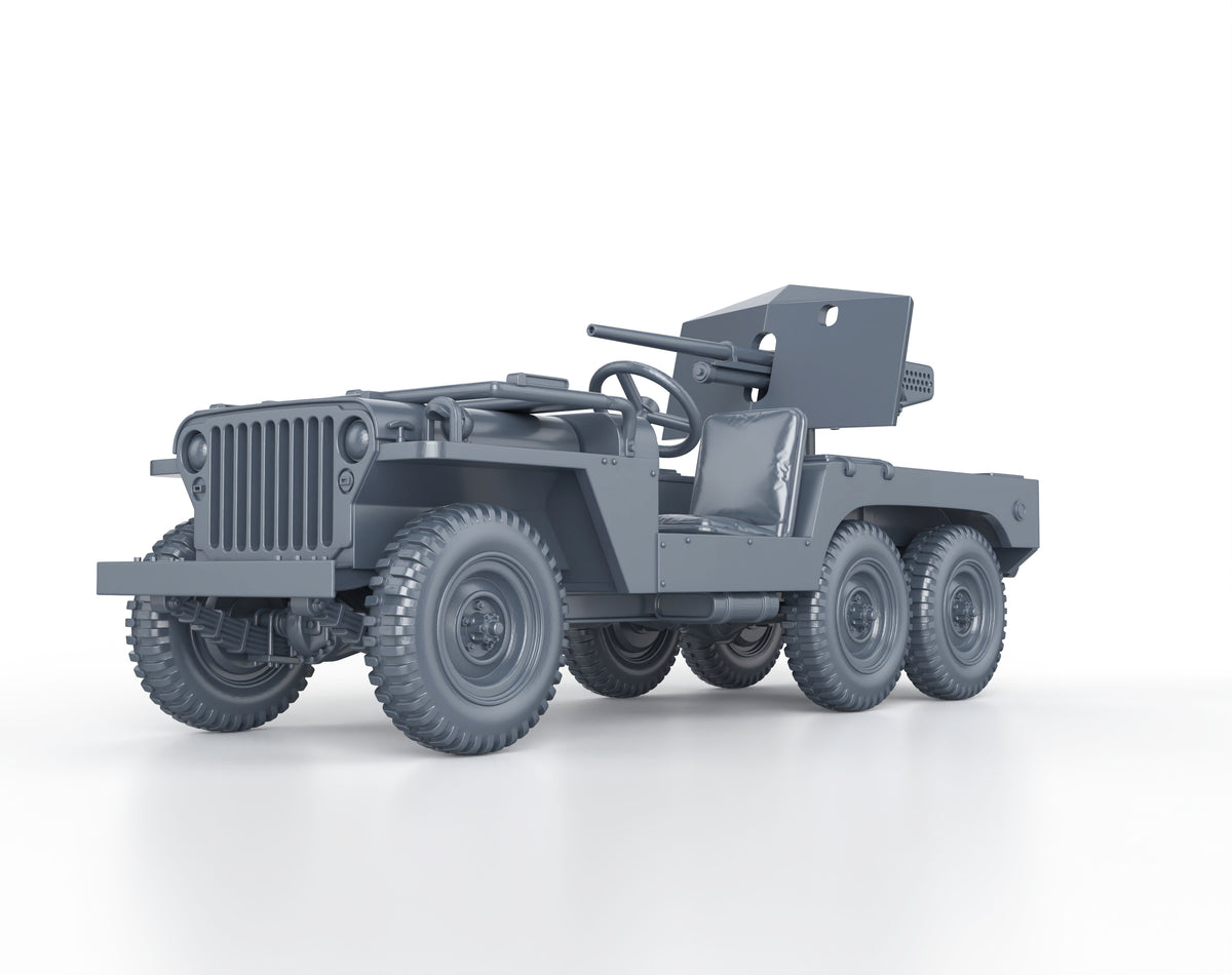 Willys 6x6 Super Jeep 37mm (T14 GMC)