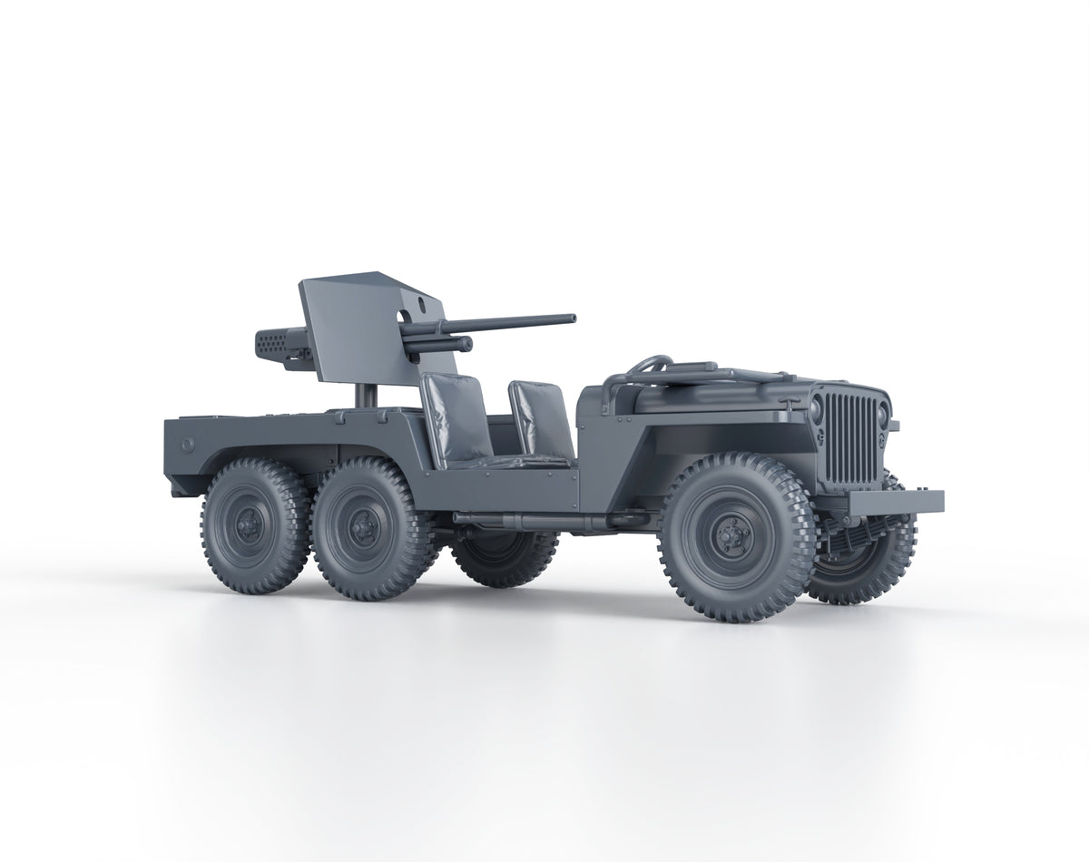 Willys 6x6 Super Jeep 37mm (T14 GMC)